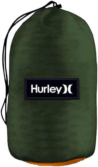 Hurley Duo Camping Hammock - 2 Person Portable Hammock for Camping, Heavy Duty Hammock, Parachute Nylon Fabric - Camping Accessories for Outdoor Activity - Holds Up to 400lbs, Iceberg Green, 118 x 79