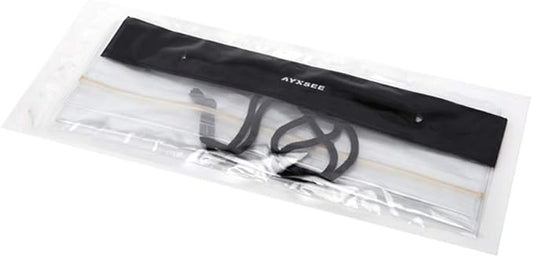 Waterproof Map Case Holder, Watertight Map Carrier, Transparent Dry Bag Protector Pouch for Camping, Hiking, Documents, Electronics, Emergency, Outdoors