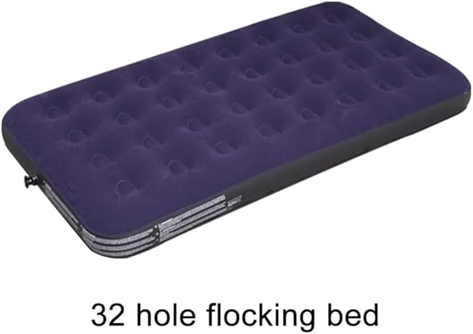Twin Size Air Mattress - Portable Foldable Comfortable Bed Lightweight Inflatable Airbed for Camping, Home and Travel Air Bed - Easy to Set Up - Ideal for Kids, Adults, and Guests 75''X39''X9''