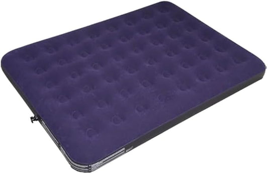 Queen Size Air Mattress - Inflatable Foldable Airbed for Camping, Home & Travel Guests, Waterproof Blow Up Mattress, Portable Sleeping Pad Accessories 80x60x9
