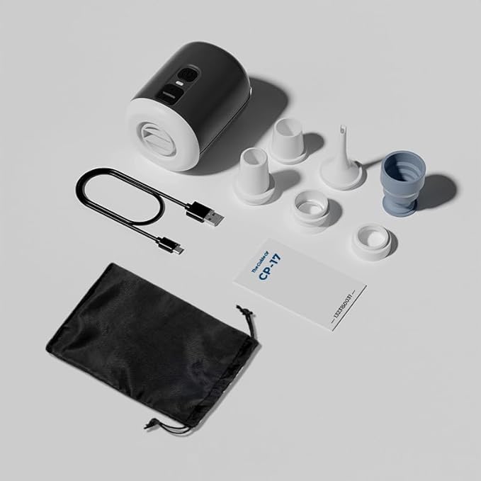 Mini Air Pump for Inflatables, Tiny Electric Air Pump 4.5kPa with Camping Lantern and Magnetic Adsorption,Rechargeable Travel Air Pump for Air Mattress,Sleeping Pad,Pool Float,Swimming Ring