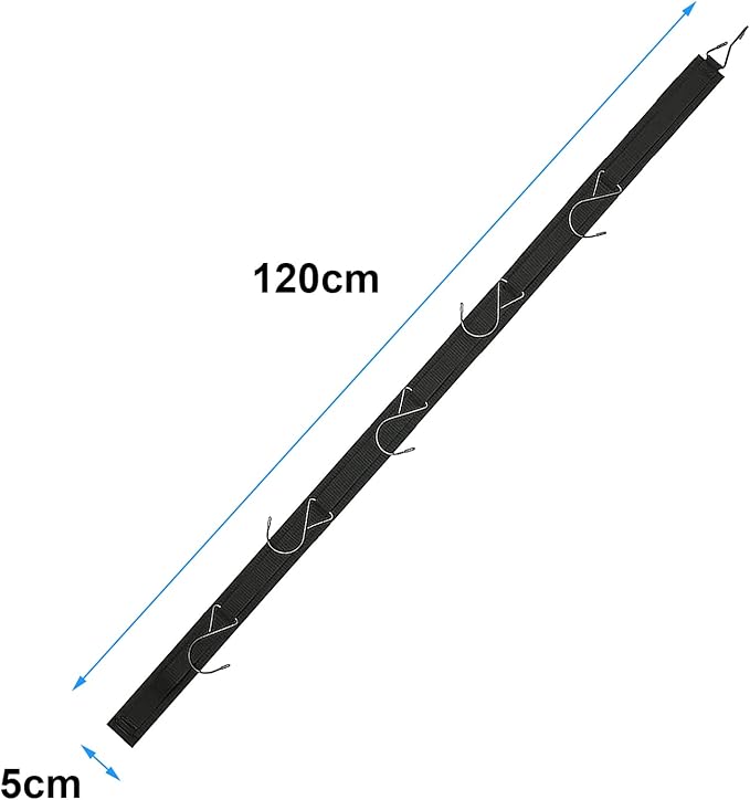 2Pcs Hockey Hanger Portable Hanging Dryig Rack Hockey Gifts for Home and Outdoor Using in Ice Hockey Skating Football Camping Fishing 5 Hooks