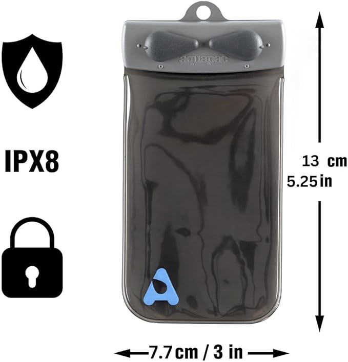 Aquapac Keymaster Waterproof Travel Case, Made in the UK, Carry Cord, Travel Essential, 5 Year Warranty, Watersports, Hiking, Mountain Biking, Running Accessory