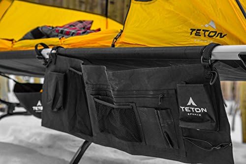 Teton Sports Cot Accessories - Keep Everything Clean, Off The Ground and Handy. Think of It As Your Cot Caddie. These Items Make Cot Camping Even Better.
