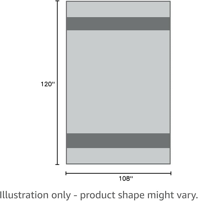 Beach Blanket, Wateresistant Sandproof Sand Free Beach Mat with Corner Pockets Portable Bag for Festival Picnic and Outdoor Camping Activties (BL-MIX5, 120"ร108"(8 Person))