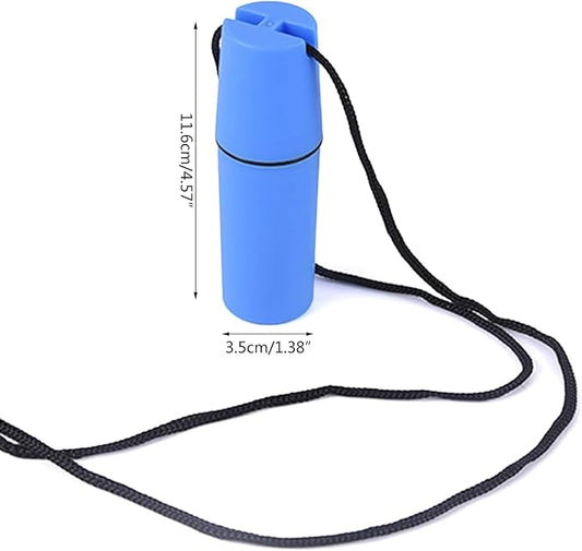 2 Pcs Diving Dry Box Waterproof Float Diving Bottle Holder Storage Boxes with Lanyard Float Diving Kayak Boat Canoe Swimming Accessories for Kayak Boat Canoe Swimming, Blue