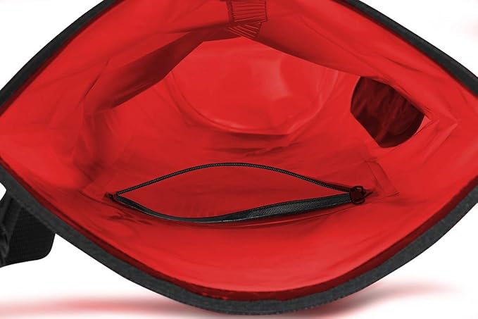 Waterproof Semi-transparent Dry Bag - 10L/20L Dry Bag Backpack - Zipper Compartment, Handles, Straps - Black, Blue, Green, Red - Transparent Dry Bag for Kayaking, Swimming, Beach, Rafting