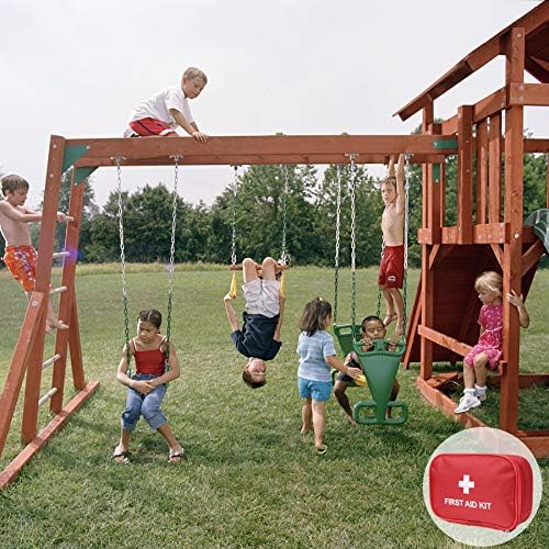 AOUTACC 6 Pack Empty First Aid Kit Bag, Lightweight Empty First Aid Bag for Emergency at Home, Office, Car, Outdoors, Boat, Camping, Hiking(Bag Only)