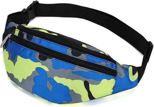 Fanny Pack for Men & Women, Fashion Waterproof Waist Packs with Adjustable Belt, Casual Bag Bum Bags for Travel Sports Running.