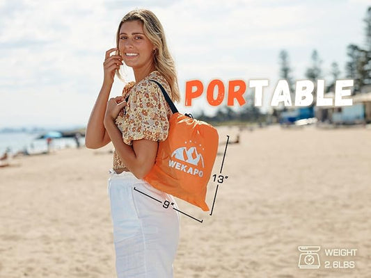 WEKAPO Inflatable Lounger Air Sofa Hammock-Portable,Water Proof& Anti-Air Leaking Design-Ideal Couch for Backyard Beach Traveling Camping Picnics & Music Festivals