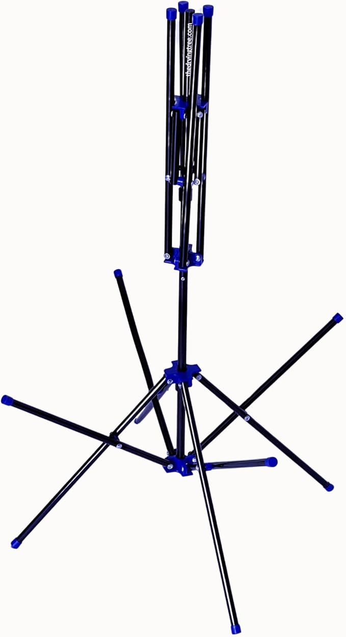 Hockey Gear Drying Rack - Heavy Duty Aluminum Collapsible Portable Sports Gear Drying Rack - Tree