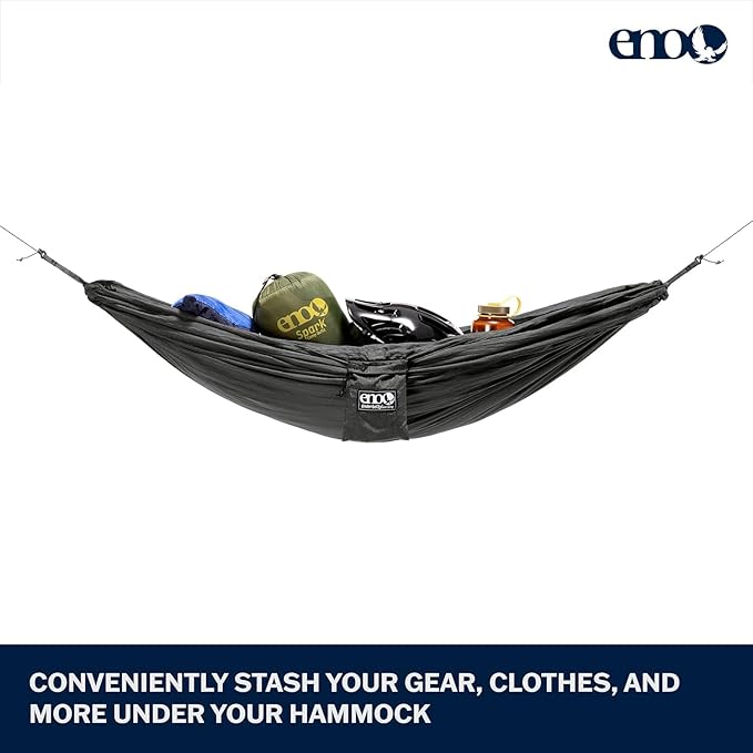 ENO, Eagles Nest Outfitters Underbelly Gear Sling, Hammock Accessory, Charcoal