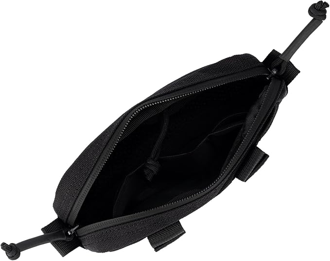 Tactical Belt Pouch EDC Waist Bag MOLLE Admin Pocket Modular Medical Kit Organizer Phone Holster Vest Pack Nylon Utility Zipper Wallet Small Gear Tool Carrier for Men Women Camping Hiking