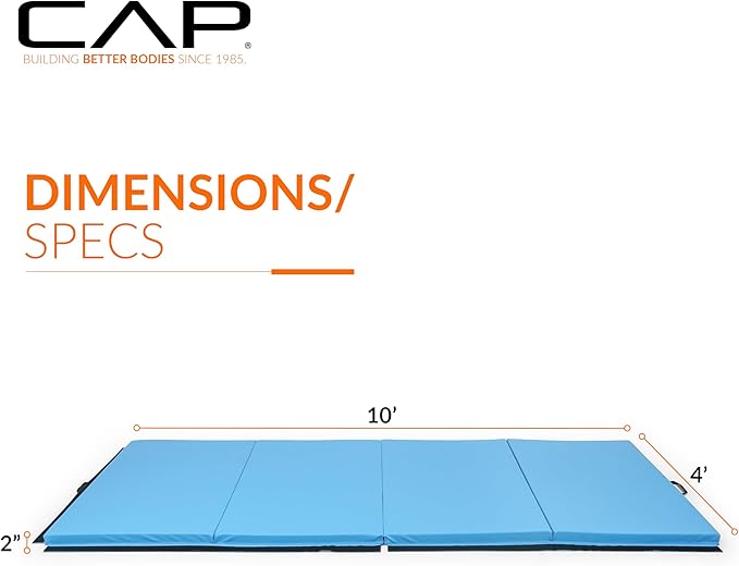 CAP Barbell All Purpose Folding Anti Tear Exercise Training Aerobic Fitness Gym & Gymnastics Balance Mat | Multiple options