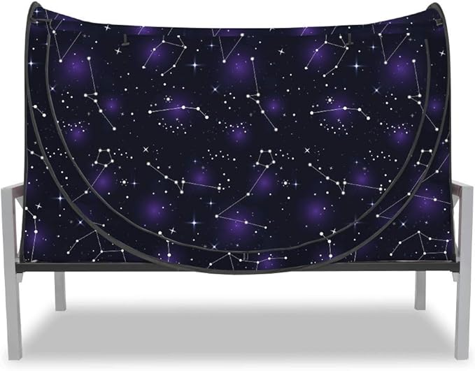 Privacy Pop Eclipse Bed Tent - Full/Starry Constellation