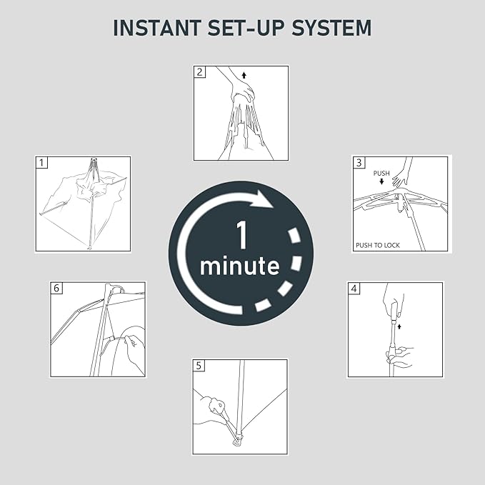 Instant Pop-up Camping Shower Tent Privacy Shelter with 1 Room/2 Rooms, Portable Outdoor Shower, Changing Room, Sun Shelter for Camping, Beach Hiking, and Fishing