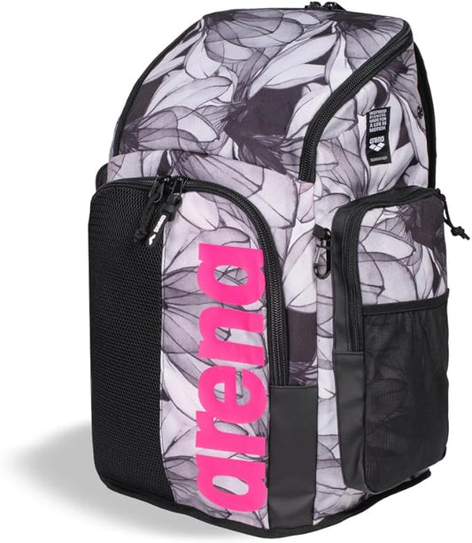 ARENA Spiky III Backpack 45 Swimming Athlete Sports Gym Rucksack Large Training Gear Equipment Swim Bag for Men and Women, 45 Liters, Seabed