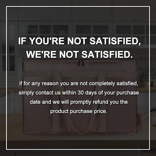 Bodaon 3-Pack Insulated Pizza Delivery Bags, XXX-Large Commercial Food Delivery Insulation Bag for Hot/Cold Food, Large Capacity Reusable Warming Bag, Gold