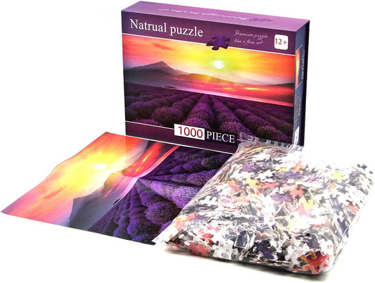 1000 Piece Puzzles for Adults Lavender Jigsaw Puzzles 1000 Pieces Fun Games
