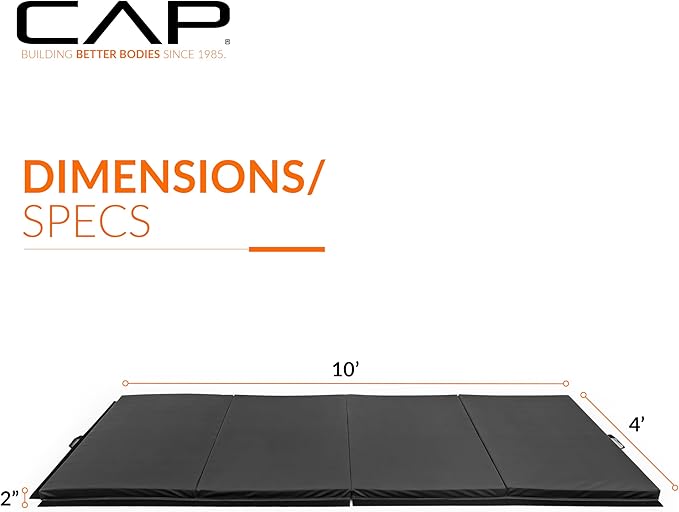 CAP Barbell All Purpose Folding Anti Tear Exercise Training Aerobic Fitness Gym & Gymnastics Balance Mat | Multiple options