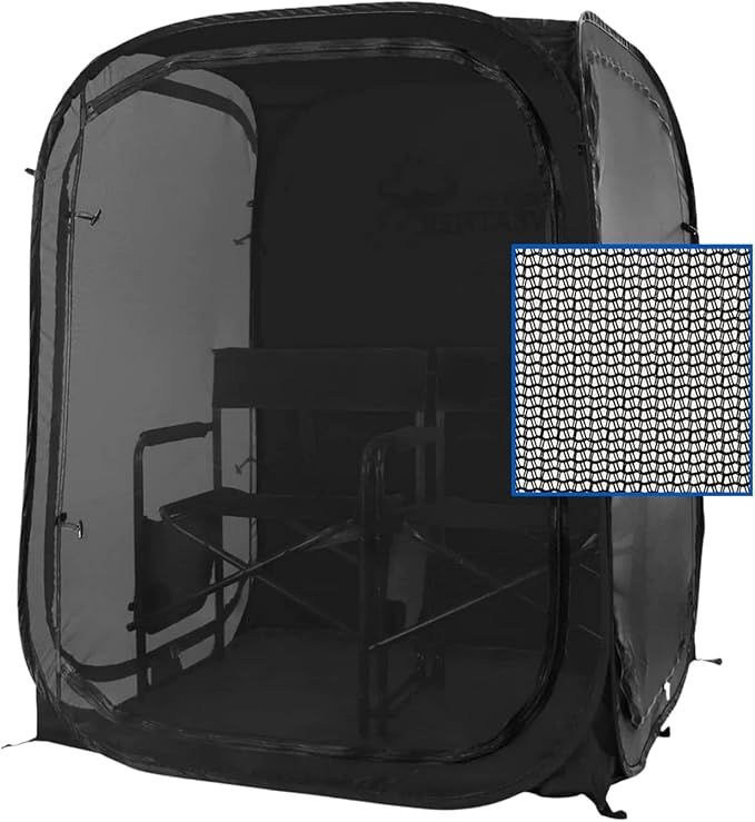 WeatherPod® The Original Shark Tank MyPod™ Mesh 1-2 Person Pop-Up Screen Pod - Keeps Out Bugs, Mosquitos, and Harmful UV Rays - UPF 50 for Maximum Protection from The Sun