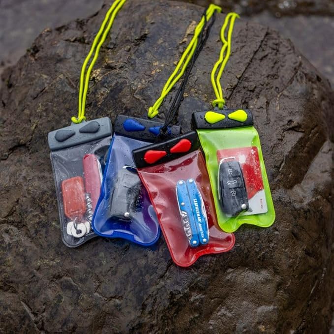 Aquapac KEYMASTER Red – Protect and Carry Keys, Cards and Small Valuables up to 10m or 30 feet