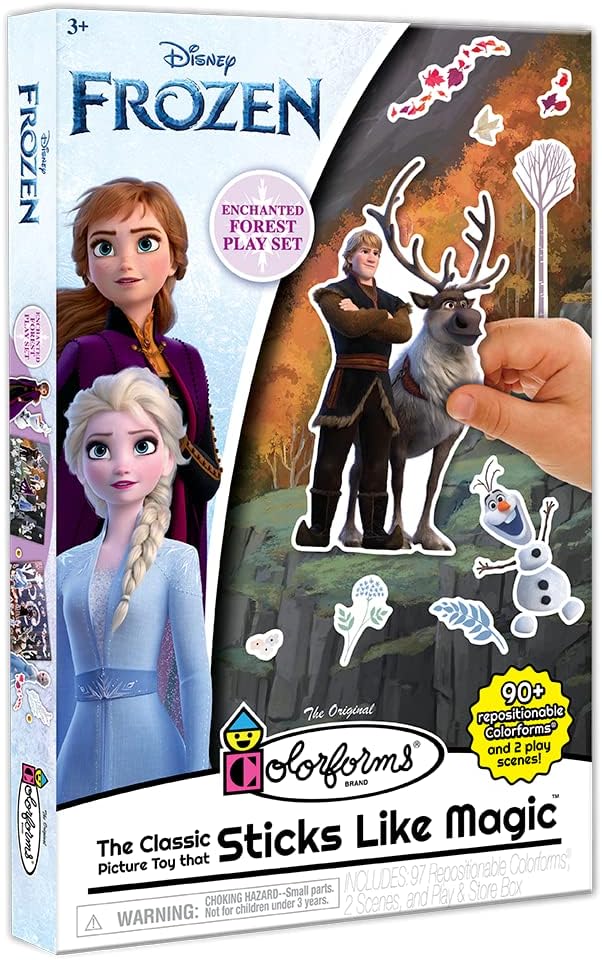 Colorforms — Disney Frozen Box Set — Pieces Stick Like Magic — Creative Storytelling Fun! — Ages 3+