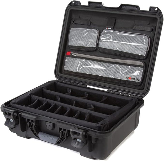 Nanuk 930 Pro Photo Kit Camera Case with Transparent, Zippered and Anti-Tear Compartments and Soft Grip Handle (26.5 Liters, Black)