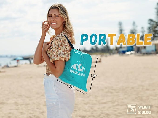 WEKAPO Inflatable Lounger Air Sofa Hammock-Portable,Water Proof& Anti-Air Leaking Design-Ideal Couch for Backyard Beach Traveling Camping Picnics & Music Festivals