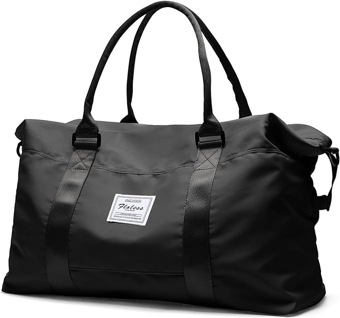 Travel Duffel Bag,Sports Tote Gym Bag,Shoulder Weekender Overnight Bag for Women