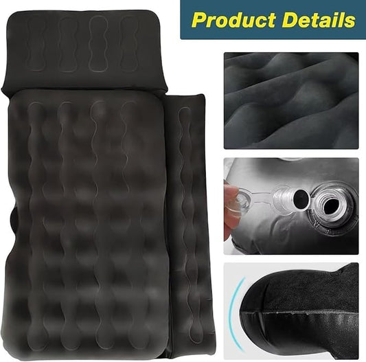 SUV Air Mattress Camping Bed - Car Mattress Back Seat Portable Foldable Car Air Bed Sleeping Pad Car Bed Mattress for Sedan Truck