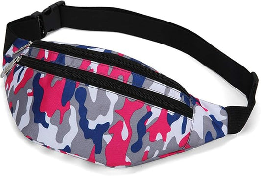 Fanny Pack for Men & Women, Fashion Waterproof Waist Packs with Adjustable Belt, Casual Bag Bum Bags for Travel Sports Running.