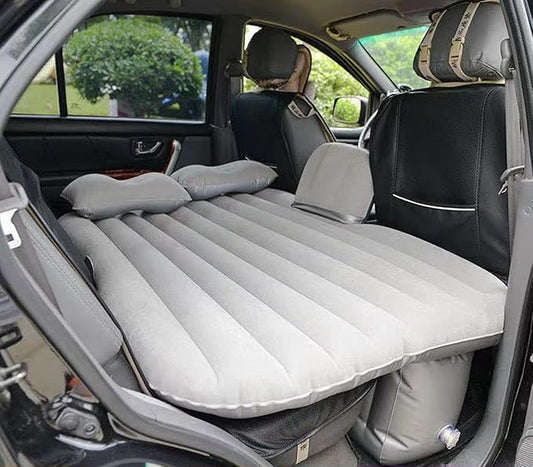 Inflatable Car Air Mattress Back Seat Bed,Thickened Car Travel Camping Air Mattress with Air Pump,Blow Up Bed Portable Car Sleeping Mattress for Car Universal SUV