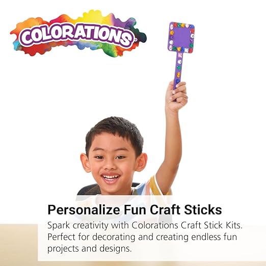 Colorations® Decorate Your Own Shaped Craft Sticks- Set of 20