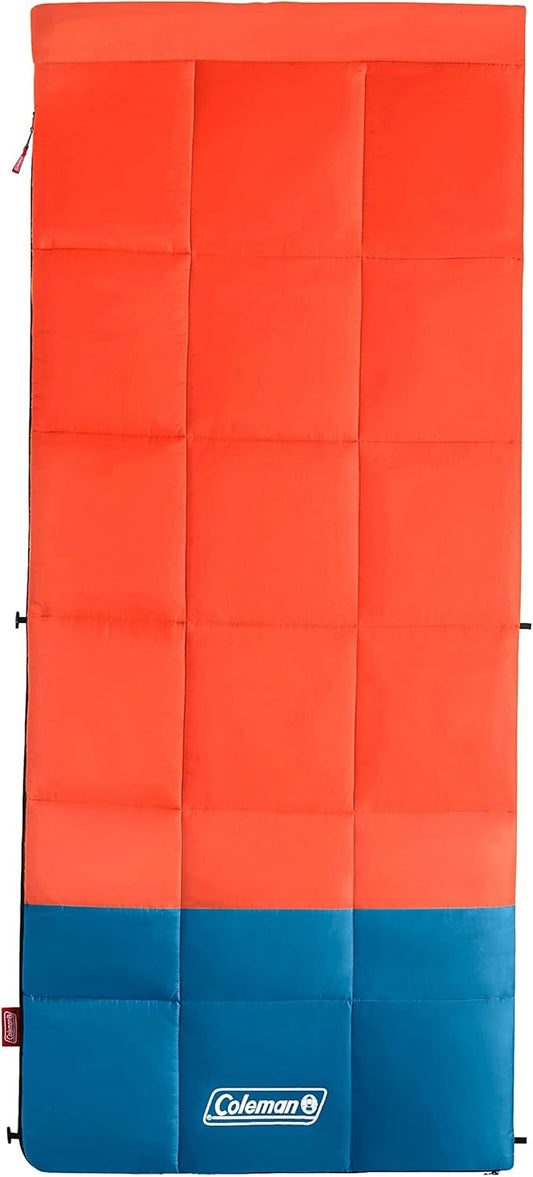 Coleman Kompact Sleeping Bag, Indoor/Outdoor Lightweight Sleeping Bag for Adults, 20°F/30°F/40°F Options for Camping, Hiking, Backpacking with Included Compression Sack