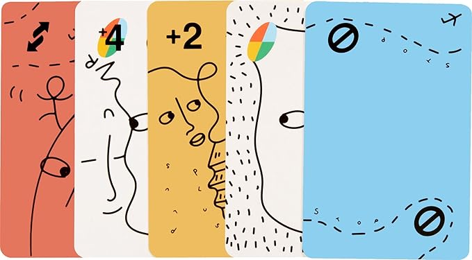 Mattel Games UNO Artiste Shantell Martin Card Game for Kids, Adults & Family Night, Collectible Deck Featuring Graphics & Art by Shantell Martin