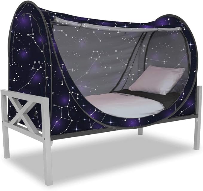 Privacy Pop Eclipse Bed Tent - Full/Starry Constellation