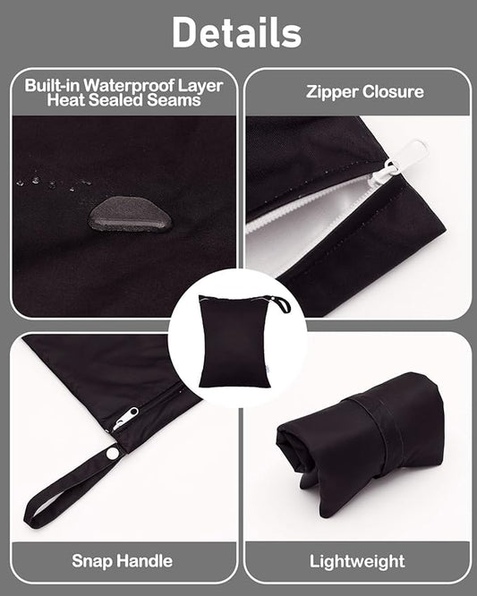 babygoal Waterproof Dry Bag and Wet Bag, Roll Top Waterproof 2L Backpack Sack for Travel,Swimming,Kayaking, Beach, Rafting, Boating, Hiking, Camping and Fishing 2WLL06-B