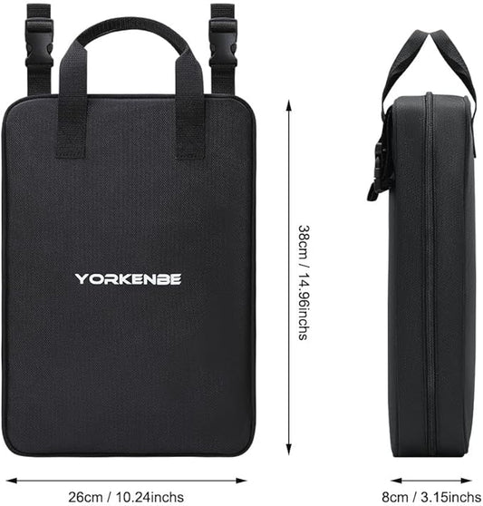 Camp Kitchen Organizer, High Capacity Camping Cooking Utensils Bag, with Hanging Hooks and Paper Towel Holder, Multi-pocket Waterproof Portable Storage for BBQ Outdoor Cooking Essentials