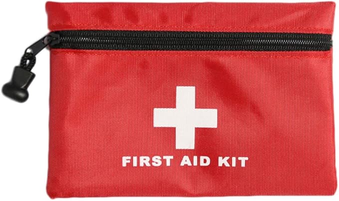 AOUTACC 6 Pack Empty First Aid Bag, Mini Travel Empty First Aid Kit Pouch Bag for Emergency at Home, Office, Car, Outdoors, Boat, Camping, Hiking(Bag Only)
