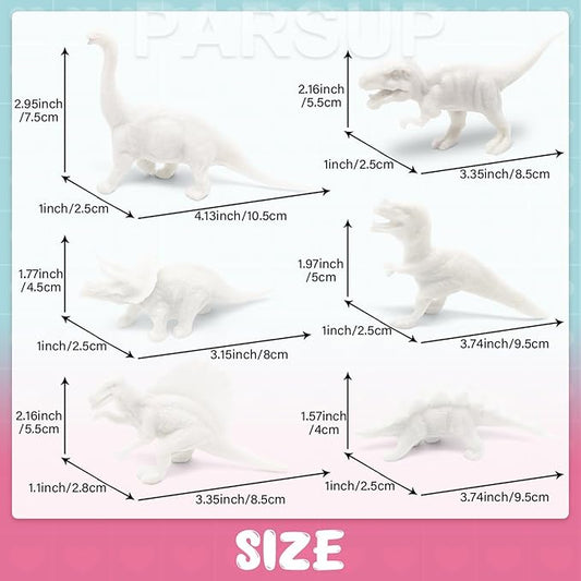 24PCS Valentines Day Cards for Kids with Dinosaur Painting Kit for Kids, Valentines Greeting Cards for School Classroom Exchange Gifts, Happy Valentines Day Arts and Crafts Party Favor Supplies