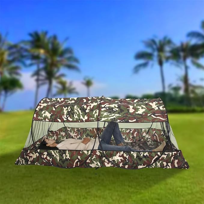 Mosquito Tent,Folding Netting Bed Tent,Portable Mosquito Netting with Bottom,Camping Tent Fine Mesh Mosquito Net for Adults Kids Travel Camping Backyards Canopy Outdoor (Sunshade, 2 Person)