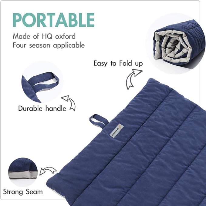 Outdoor Dog Bed, Waterproof, Washable, Large Size, Durable, Water Resistant, Portable and Camping Travel Pet Mat