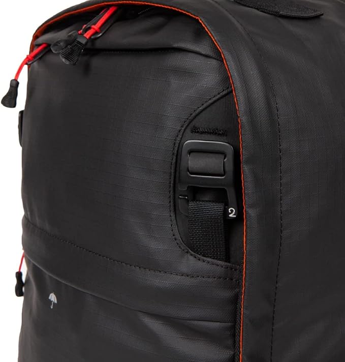 Two Wheel Gear - Pannier Backpack Convertible LITE (22 Litre) - Weatherproof 2-in-1 Bike Commuting and Laptop Travel Bag, Recycled Ripstop Material, Black