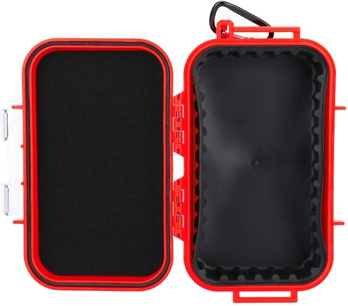 Tbest Waterproof Dry Box Airtight Outdoor Shockproof Storage Case Multipurpose Carry Box Container Inner Rubber Pad Detachable 4 Colors