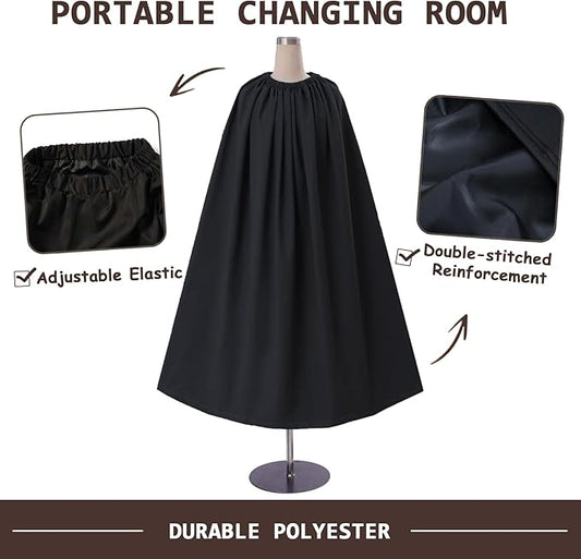 Portable Changing Room, Changing Tent for Dancers, Instant Privacy Shelter Black Cover Changing Curtain for Outdoor