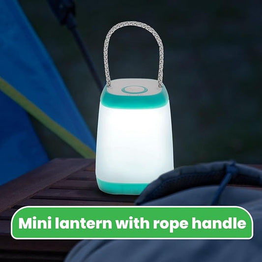 LitezAll Mini Lantern with Rope Handle, 360 Degree Light, Ideal for Camping Lights & Lanterns, LED Lantern, Portable Camping Lanterns for Outdoor Adventures and Emergencies