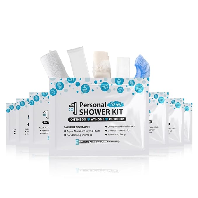 Compact Personal Shower Kit To-Go– Your Hygiene Companion for Travel, Gym, and Outdoor Adventures (10)