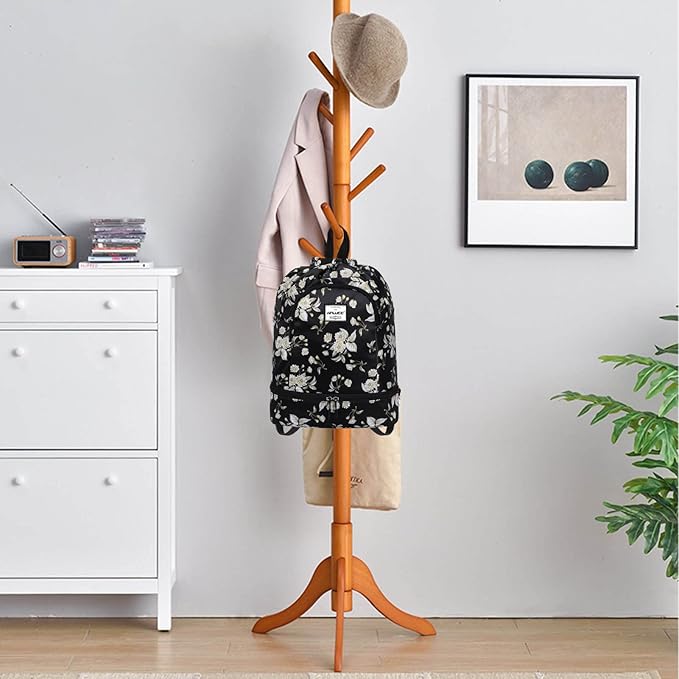 Dry Wet Drawstring Backpack with Shoe Compartment for Women Adjustable Gym Bag