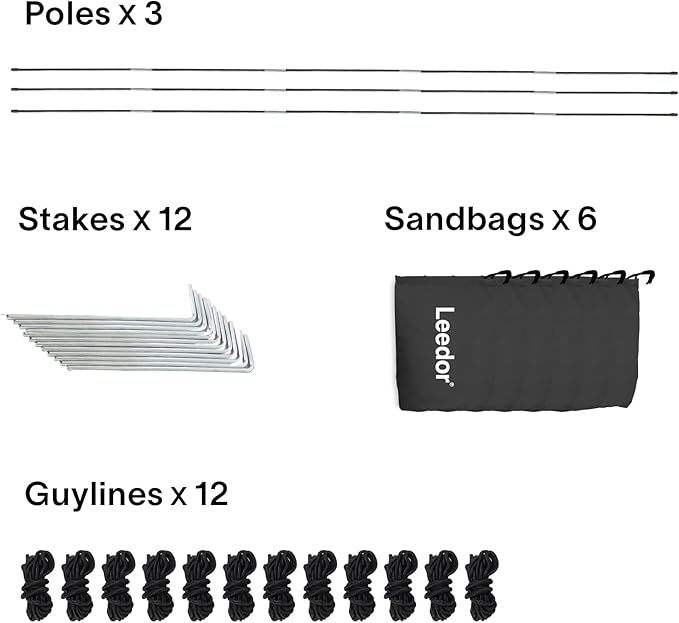 Patio Gazebo Screen House Room, LEEDOR Pop Up Outdoor Gazebo Tent with Roll Up Mosquito Netting, Easy Setup & Waterproof & Sunshade, Suitable for Camping Trip, Backyard, Beach, Picnic - Grey